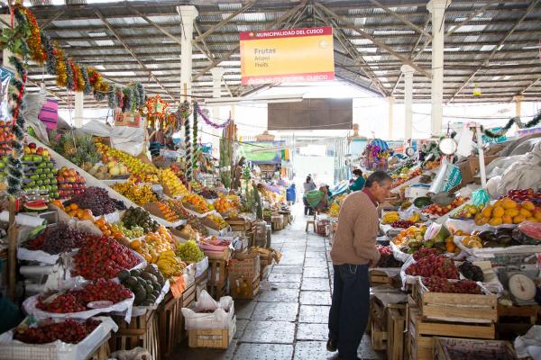 Der Markt San Pedro in Cusco